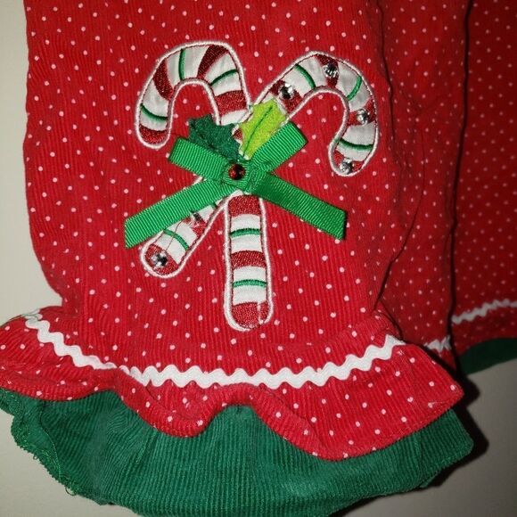 RARE EDITIONS CORDUROY CHRISTMAS HOLIDAY DRESS - Picture 2 of 6